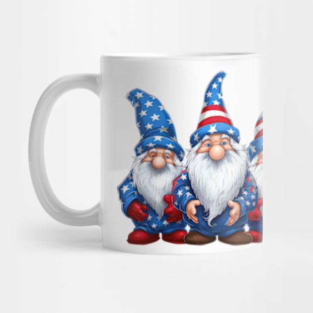 4th of July Gnomes #6 by Chromatic Fusion Studio